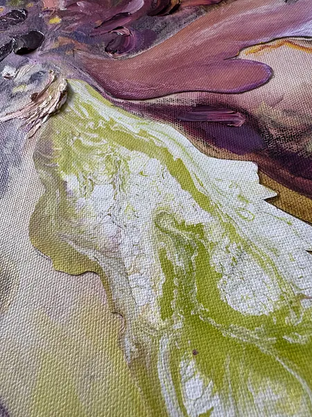 Image of Unseen Bloom V by Yuliia Poraiko (Palij), size: 60x80 cm, made of Oil, acrylic on canvas, ARTWORKS medium, from Rochester, part of the Unseen Blooms series, priced at $880 Photo 5 of 5.