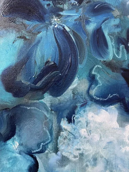 Image of Unseen Bloom I by Yuliia Poraiko (Palij), size: 60x80 cm, made of Oil, acrylic on canvas, ARTWORKS medium, from Rochester, part of the Unseen Blooms series, priced at $880 Photo 2 of 5.