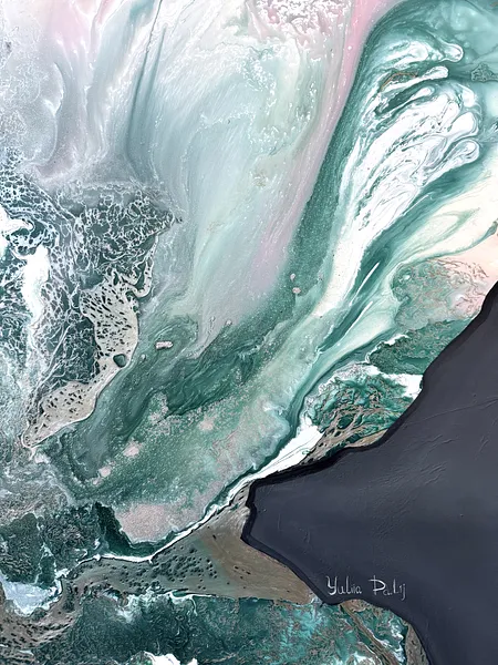 Image of Serenity when you belong to yourself by Yuliia Poraiko (Palij), size: 60 х 125 см, made of Oil, acrylic on plastic panel, ARTWORKS medium, from Rochester, USA, part of the Dedicated to women series, priced at $980 Photo 3 of 6.